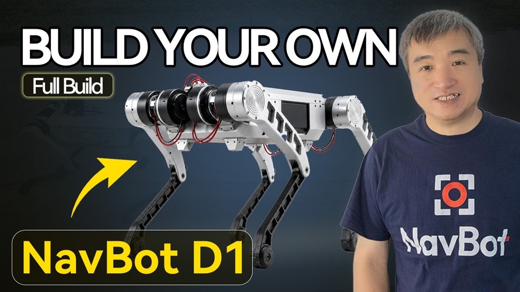 Building NavBot-D1: From Parts, Jetson, and ROS 2 to Reinforcement-Learning Locomotion
